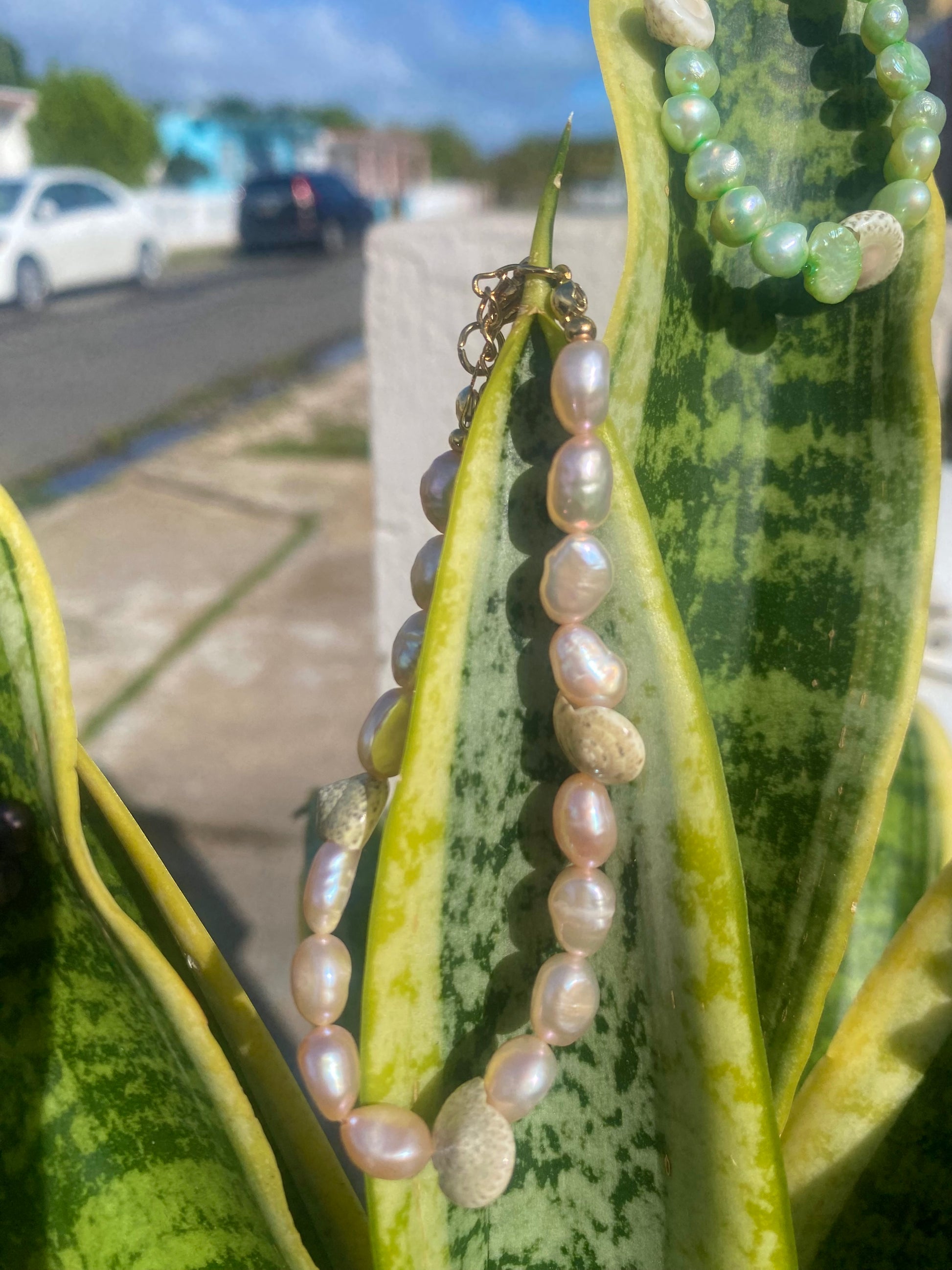 Pearl in color bracelet