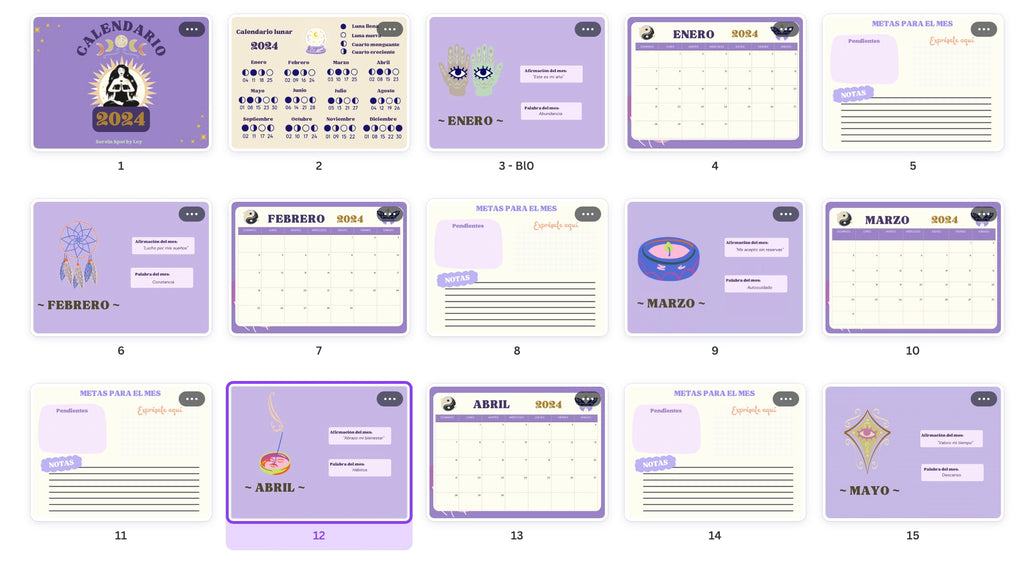 Calendario 2024 ✨ Digital