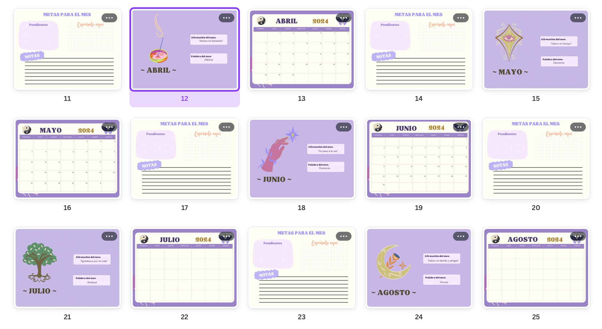 Calendario 2024 ✨ Digital