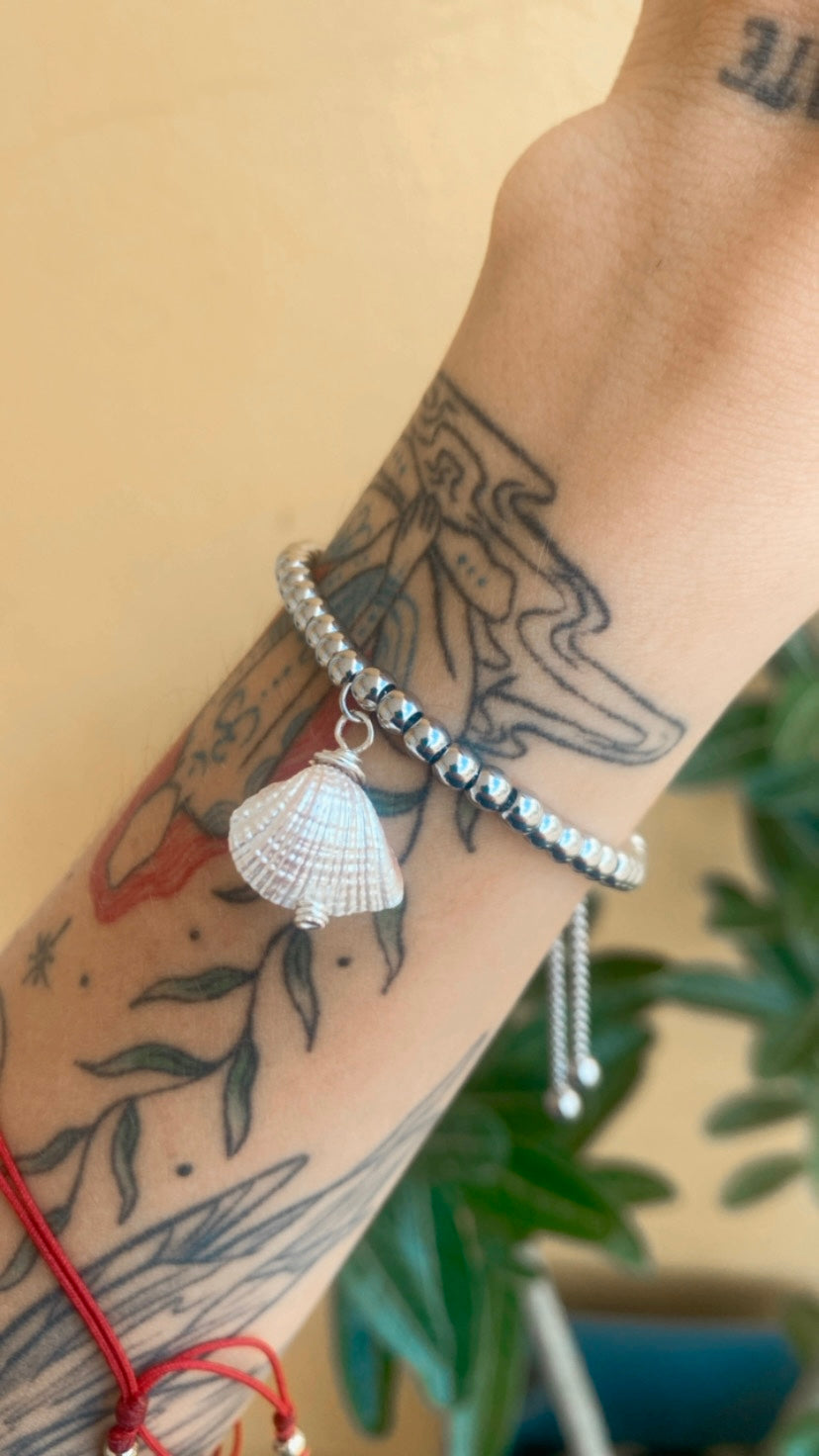 Pulsera Shell alambrado