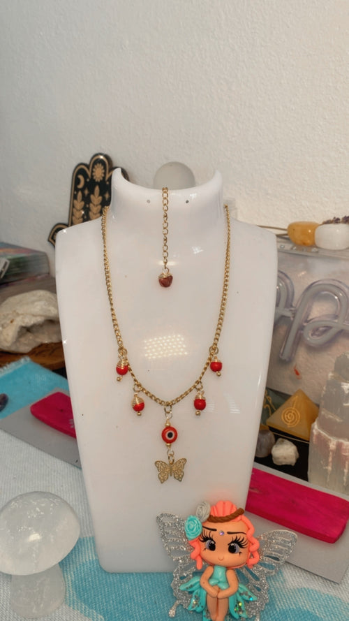 Butterfly effect necklace